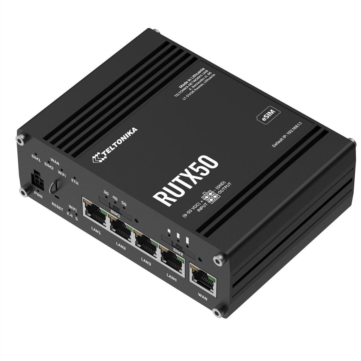 Teltonika RUTX50 5G WiFi  eSIM |