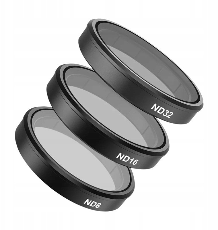 CPL, ND 8/16/32 Telesin filter set