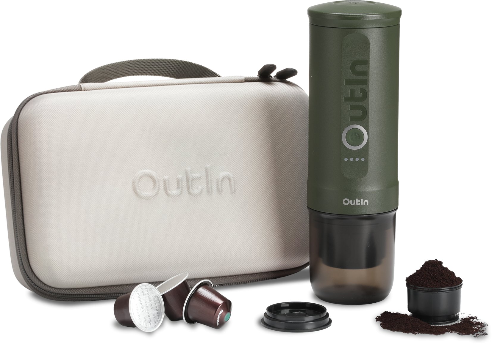 OutIn Nano Portable Espresso Machine, 80ml