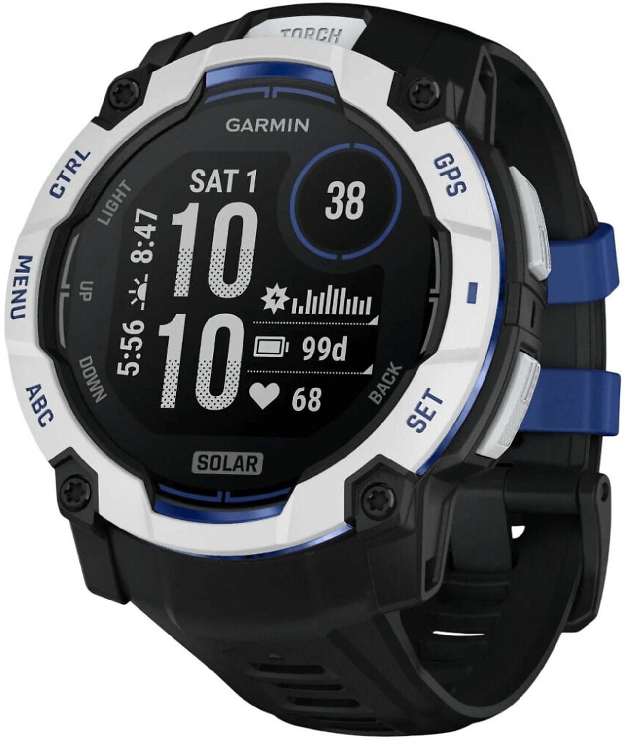 Garmin Instinct 3 Solar 50mm, Black/Stone