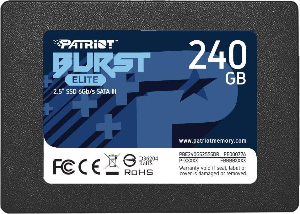 Patriot drive 240GB 2.5" SATA
