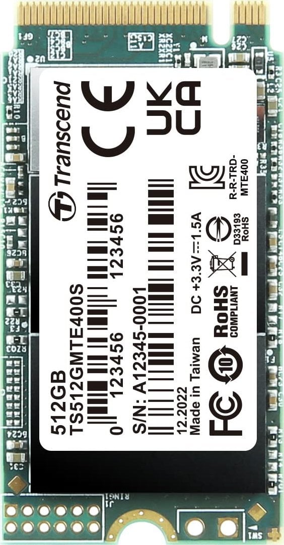 Transcend MTE400S 512GB M.2 2242
