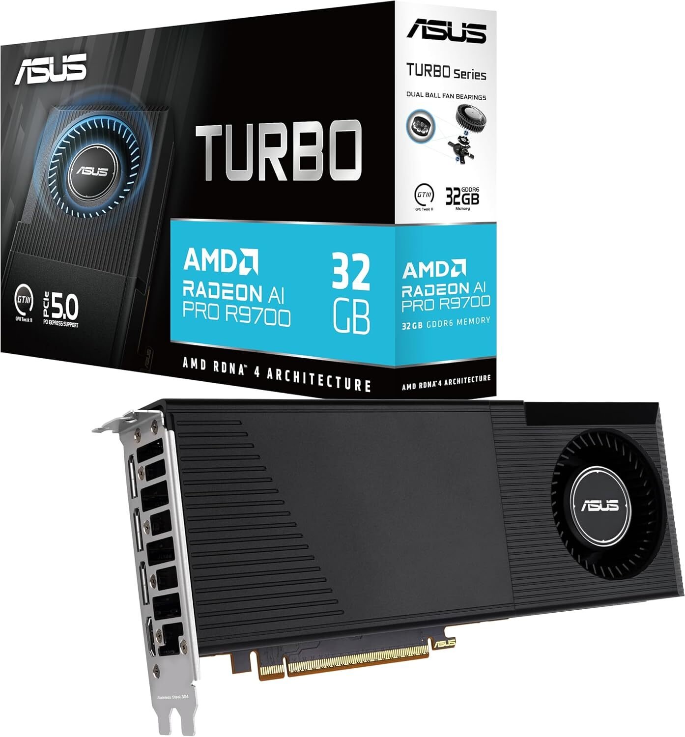 ASUS Radeon AI PRO R9700 Turbo