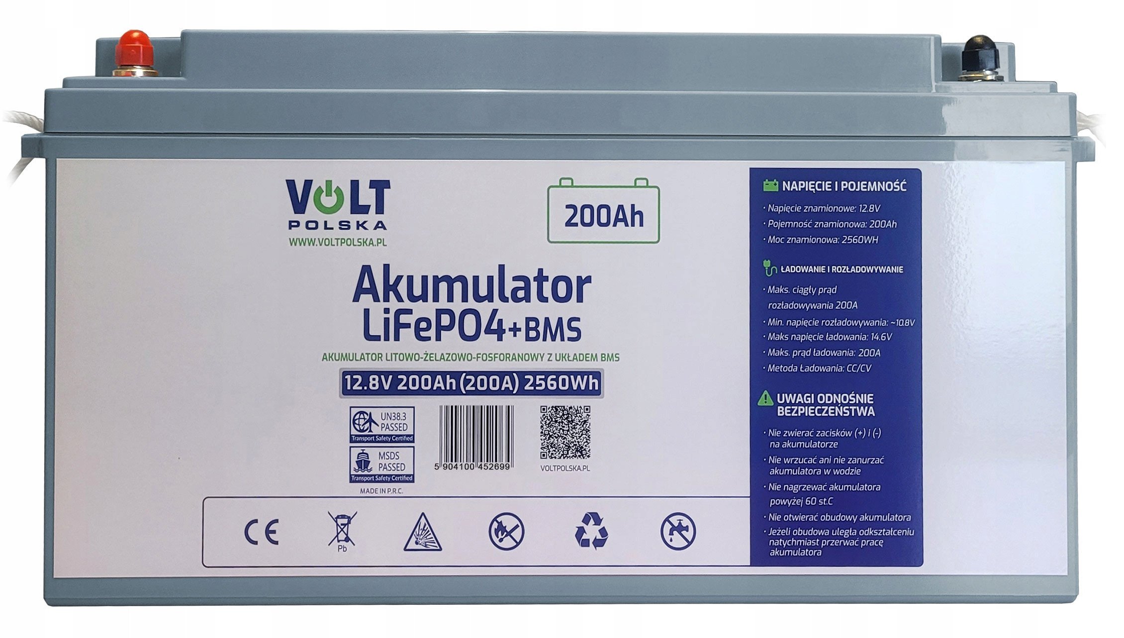 ACV Akumulator LiFePO4 12,8V 200