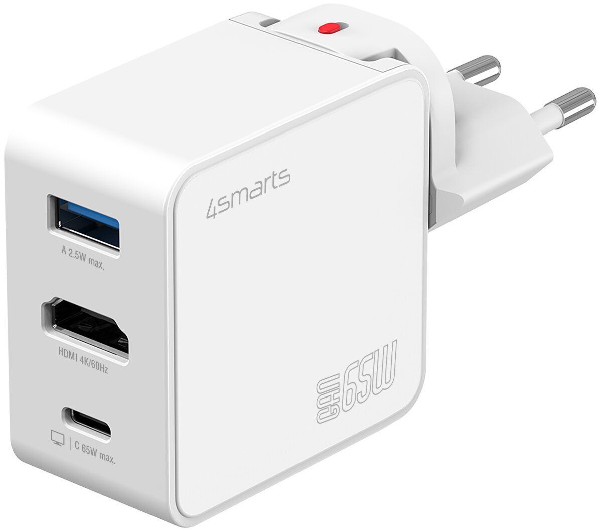 4smarts 3in1 HDMI Hub-Charger GaN Flex