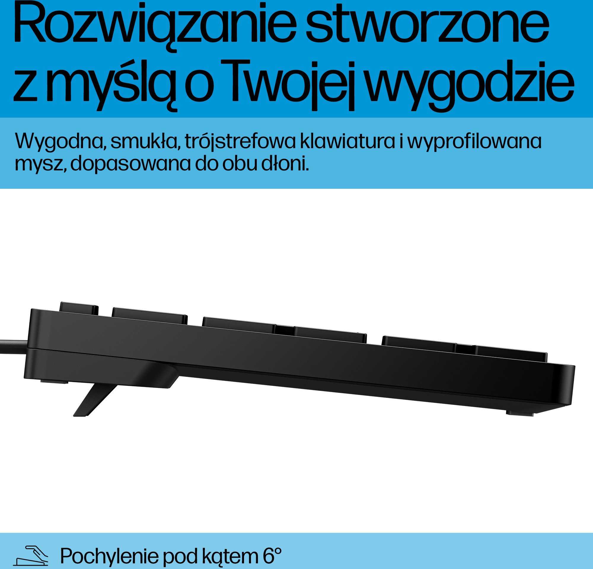 Klawiatura + mysz HP 320MK Przewodowa