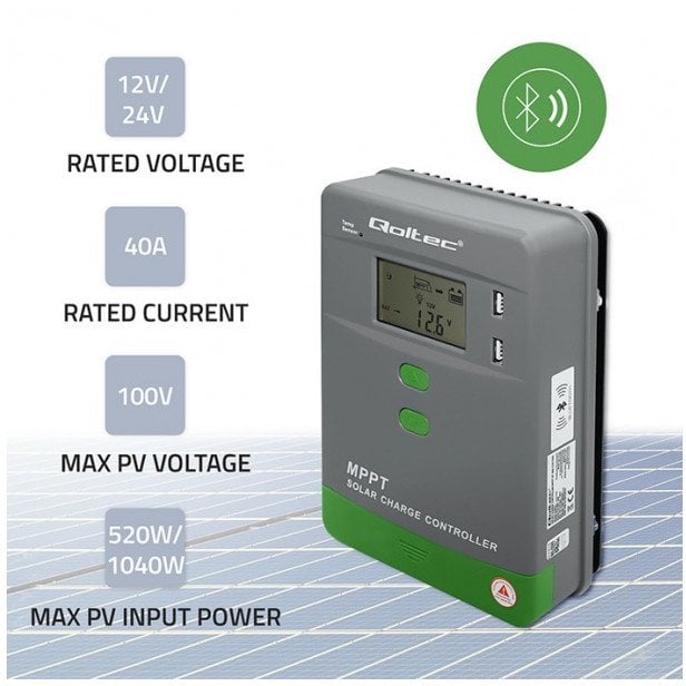 Qoltec Solar charge controller MPPT 40A