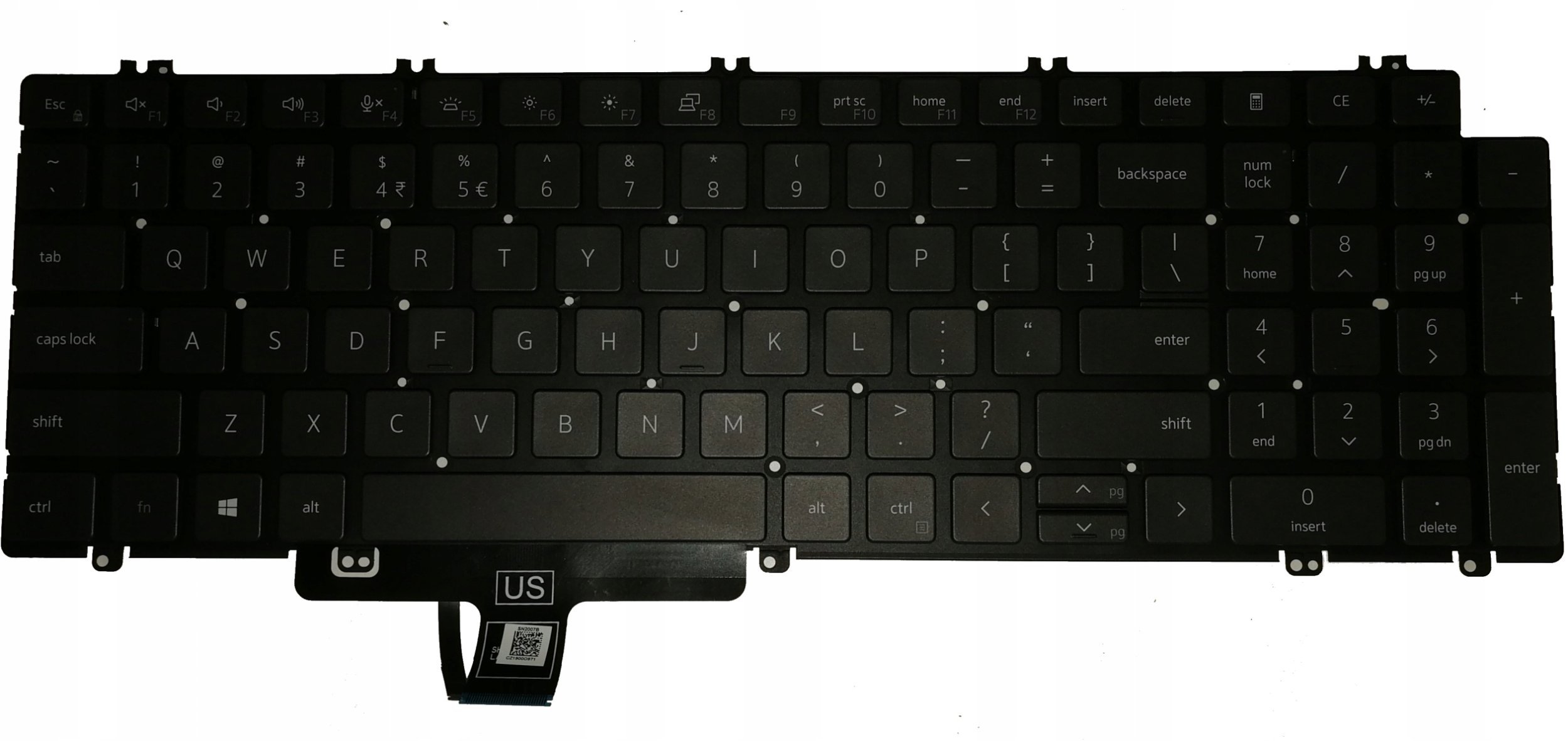 Dell Keyboard, Internal, | N18NR |