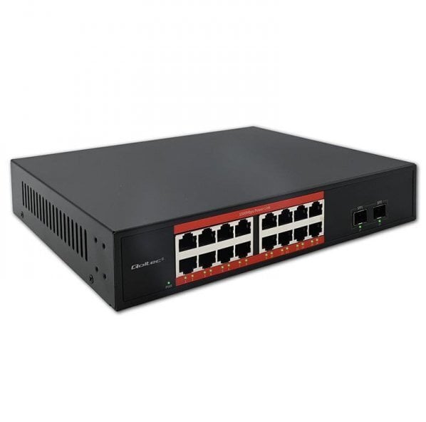 Qoltec SWITCH Gigabit Ethernet | 16x