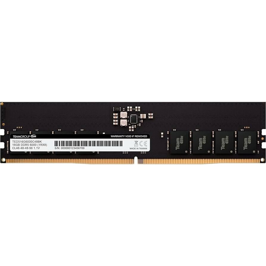 TEAMGROUP Elite 16GB DDR5-6000 CL48 Memory