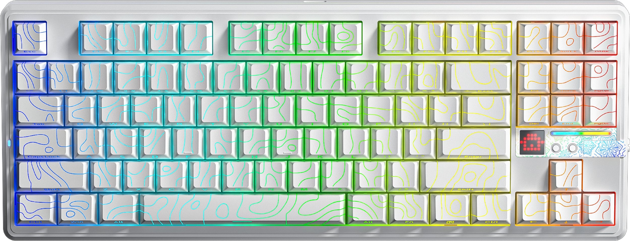 AULA Gasket F87 Pro V2 White