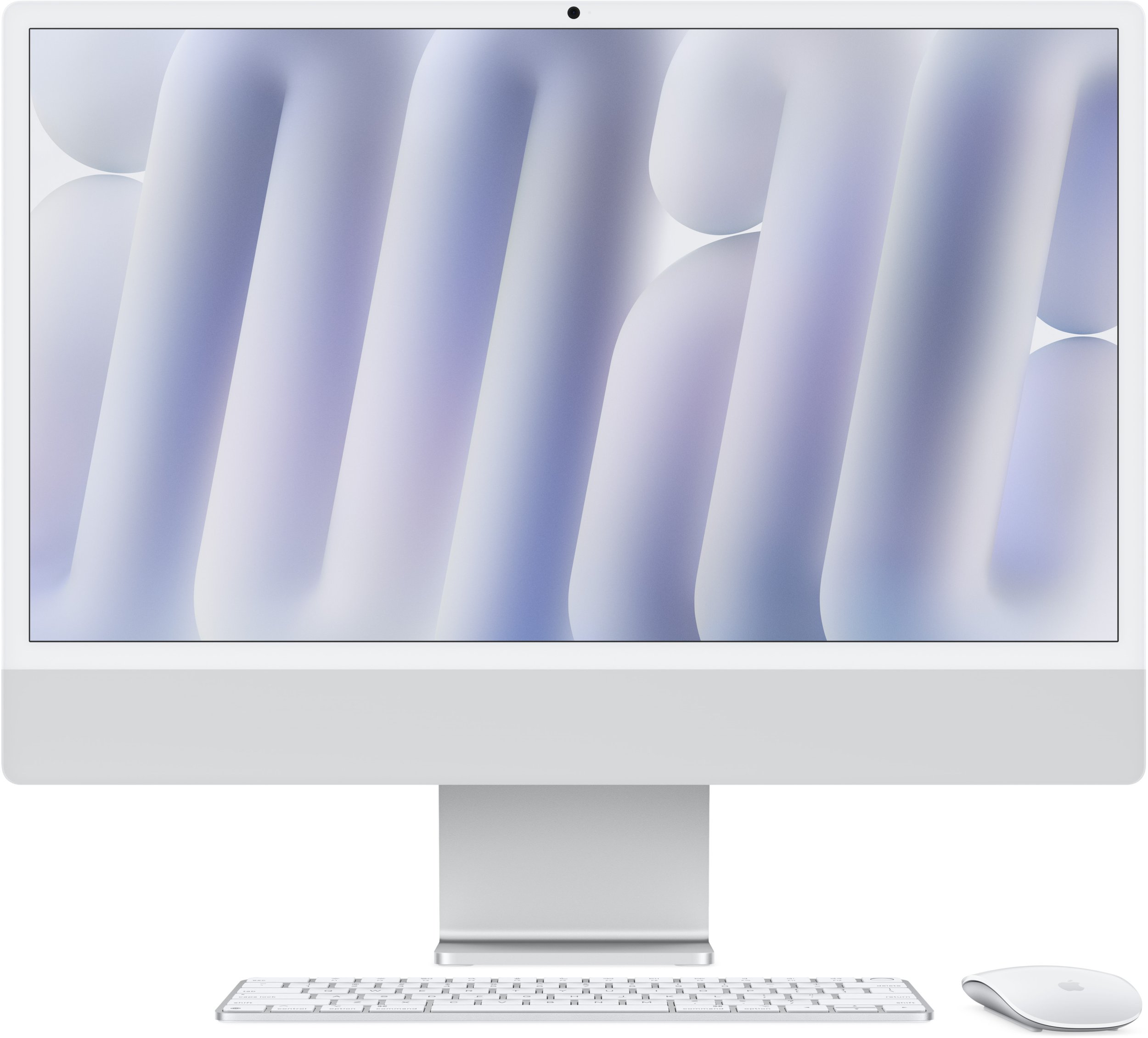 Komputer Apple iMac24" Silver/M4-10C-CPU,10C-GPU/16GB/256GB SSD/NK-ID-Deutsch/MM2/1GB