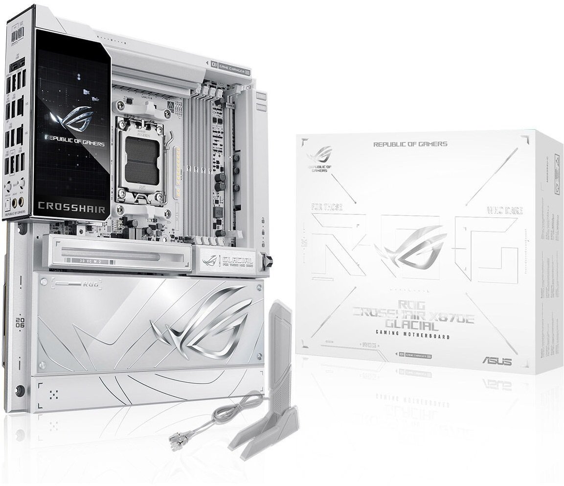 ASUS ROG CROSSHAIR X870E GLACIAL AMD