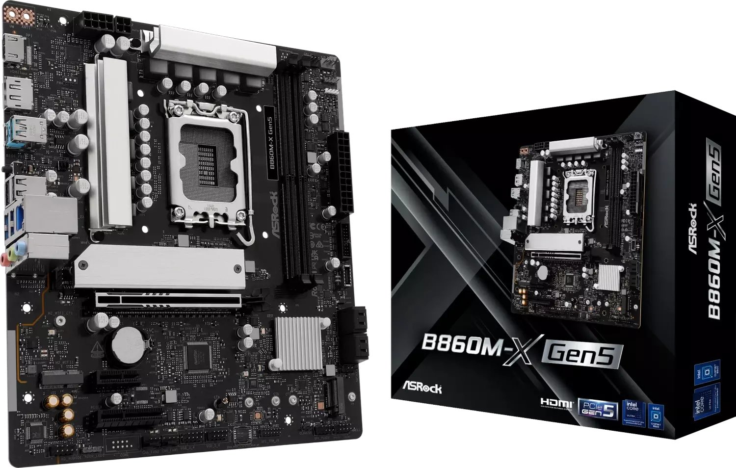 ASRock B860M-X GEN5 Wi-Fi Motherboard, LGA1851