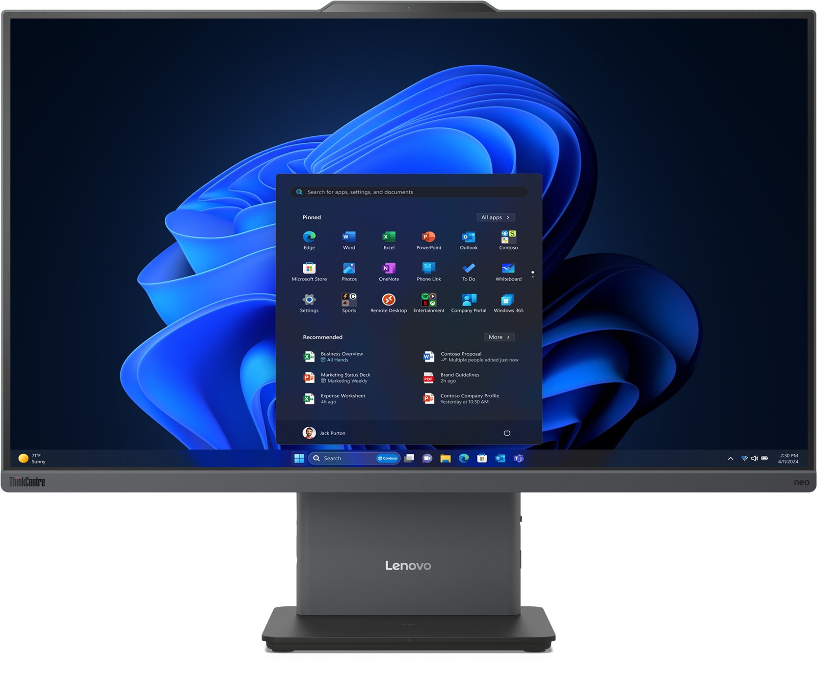 Lenovo ThinkCentre Neo50a-27 G5 AIO 27"