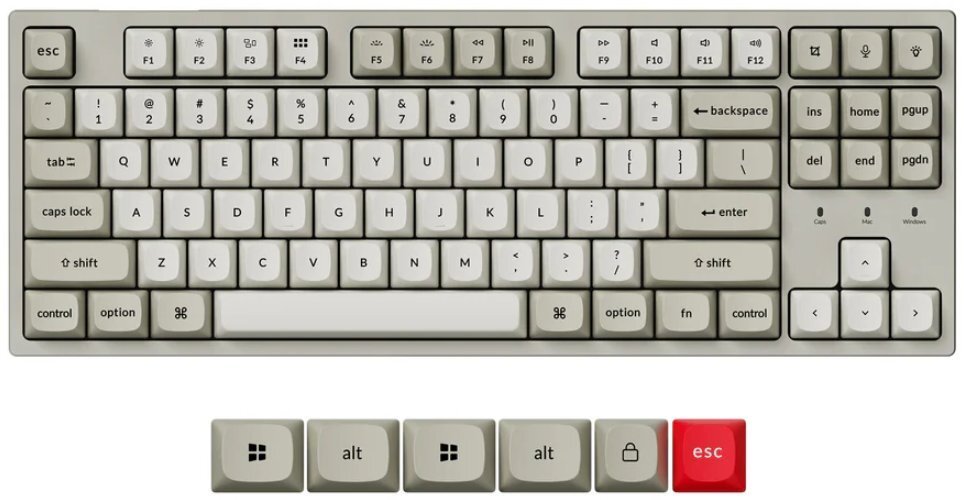 Keychron C1PX-M1 80% TKL Super Red