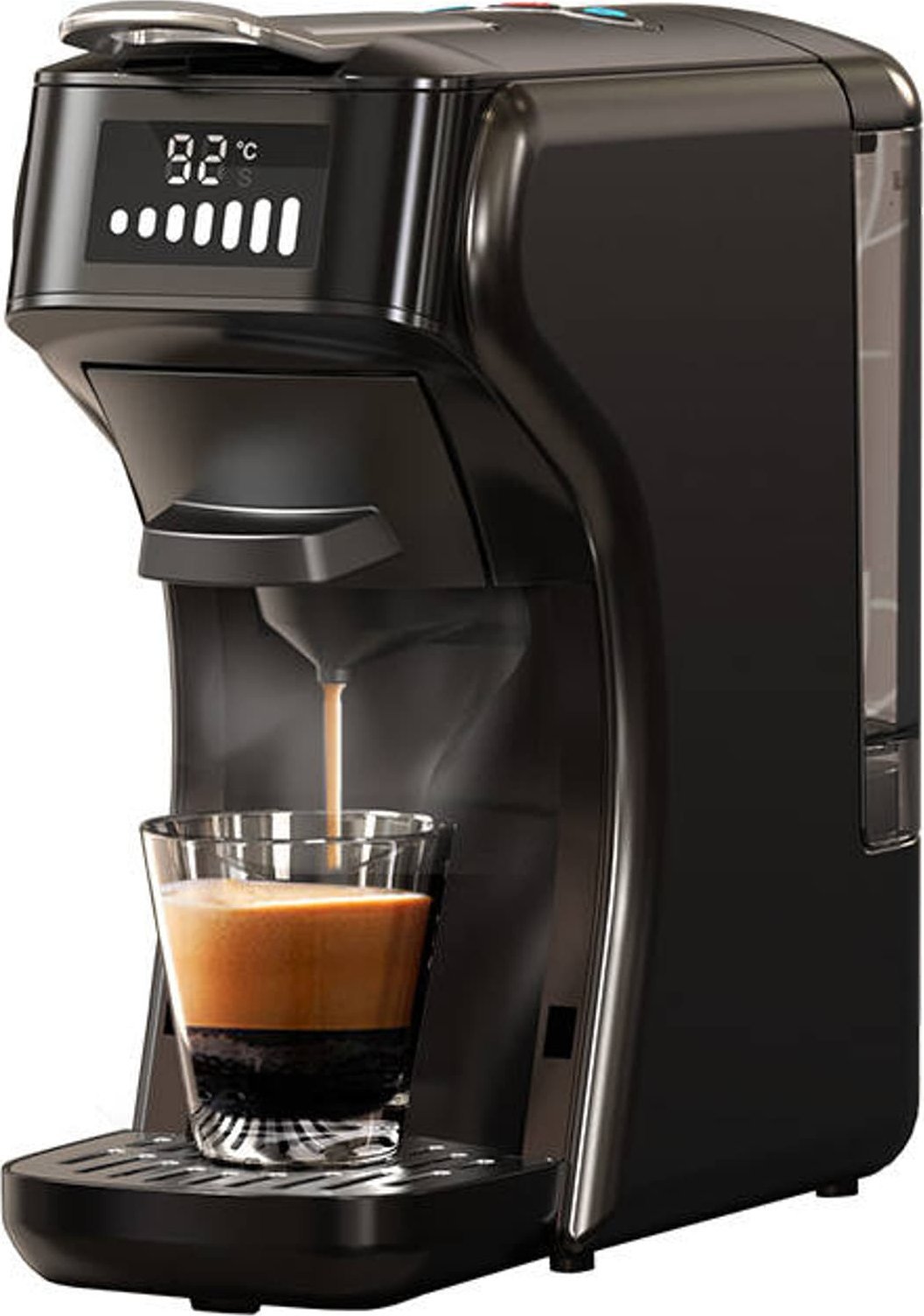 HiBREW 5-in-1 capsule coffee maker H1B-black