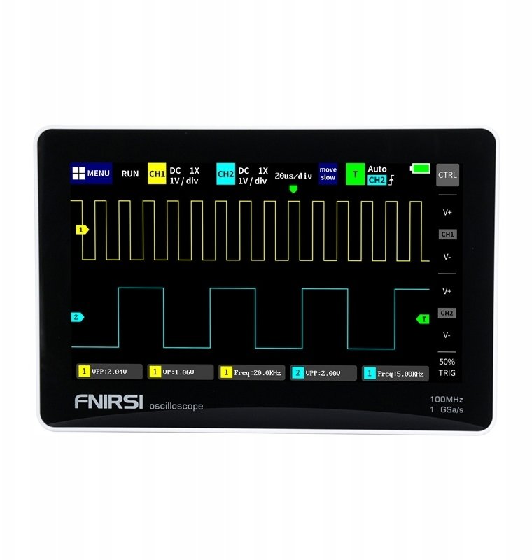 FNIRSI 1013D 7" portable tablet oscilloscope