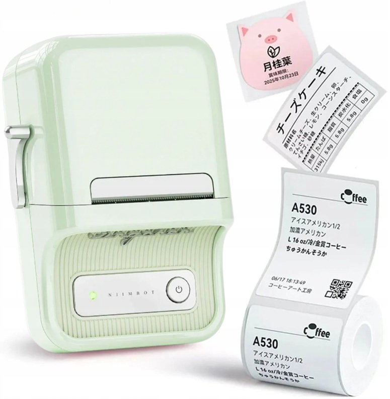 Niimbot B21S Portable Label Printer (mint)