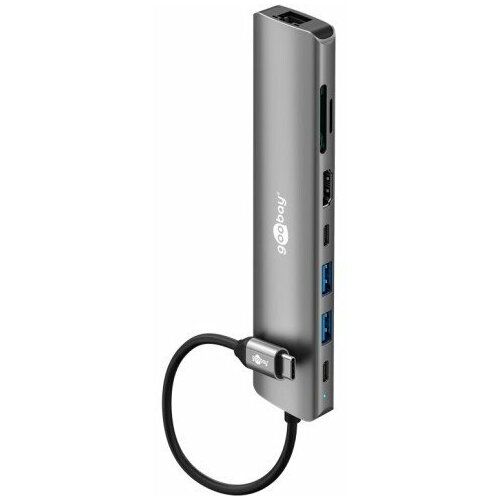 Goobay Slim 8-portowy koncentrator USB z