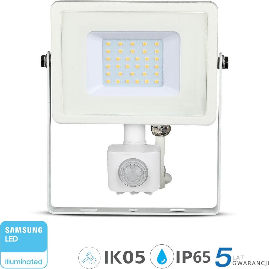 Naświetlacz V-TAC  LED 30W 2400lm 6400K