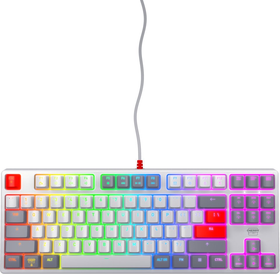 Cherry XTRFY K4V2 TKL keyboard. retro