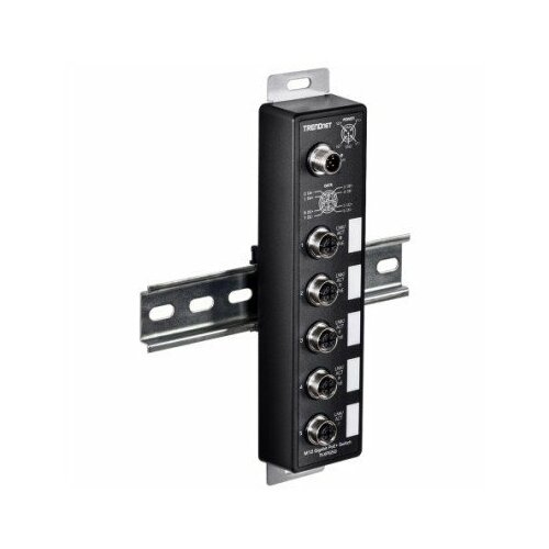 TRENDnet 5-Port Industrial EN50155 M12 Gigabit
