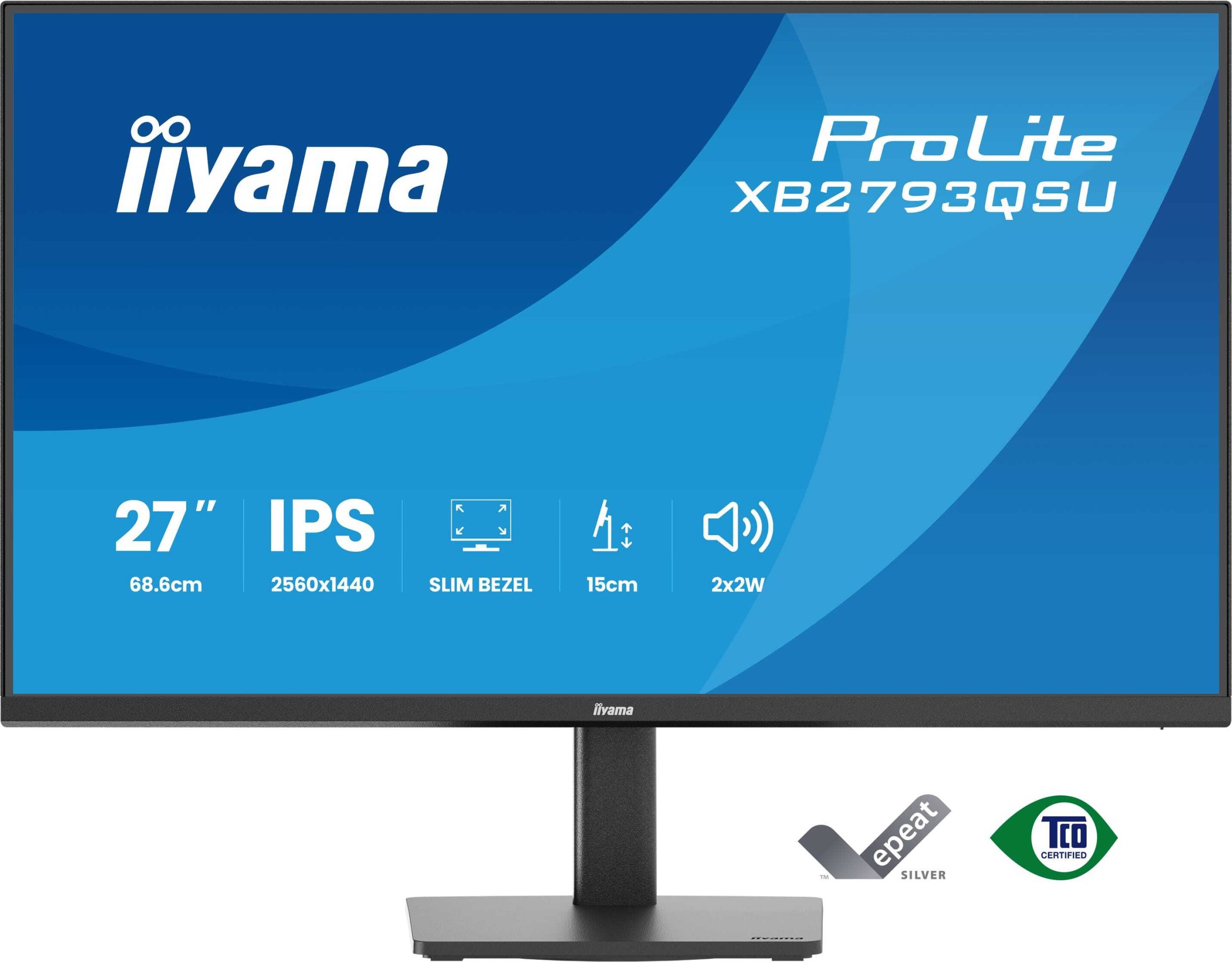 Iiyama ProLite XB2793QSU-B1 - 27" QHD