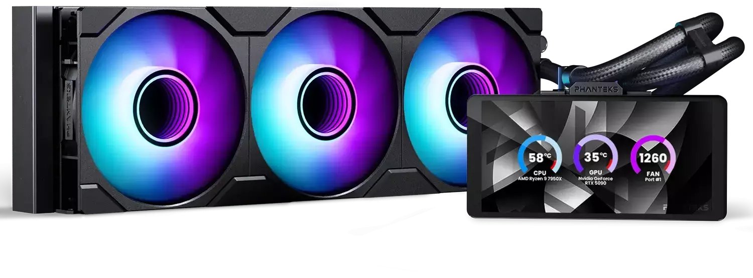 K PHANTEKS Glacier One 360M25 LCD