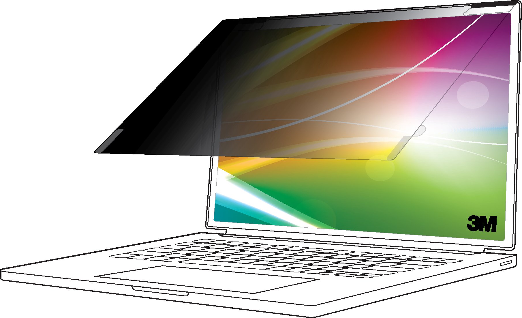 3M Filtr Prywatyzujący 3M Bright Screen