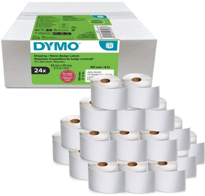 Dymo LabelWriter ORIGINAL Versand-/Namensschild-Etiketten Vorteilspack, 54