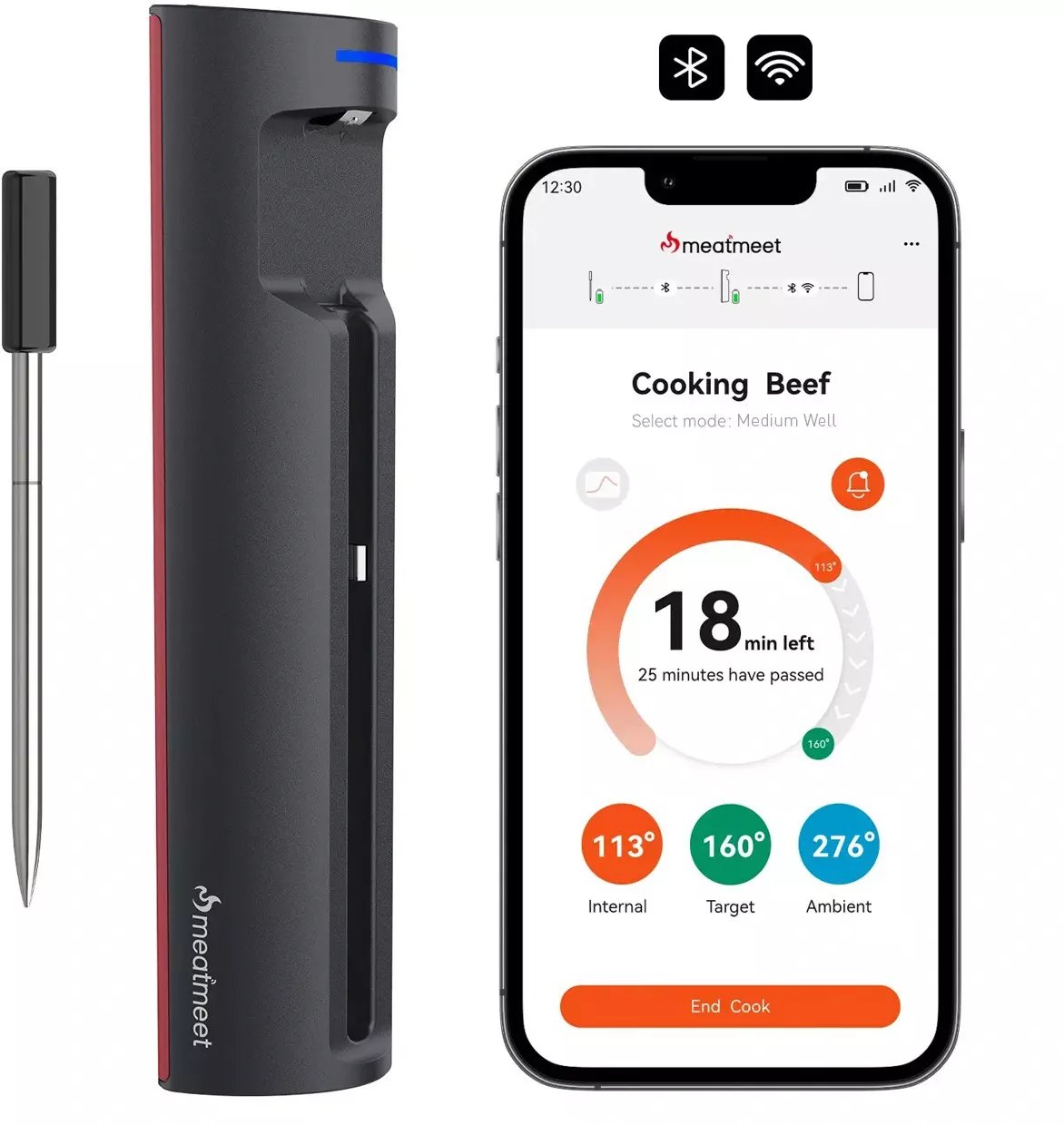 Wozinsky Termometrs kuchenny Meatmeet Pro smart