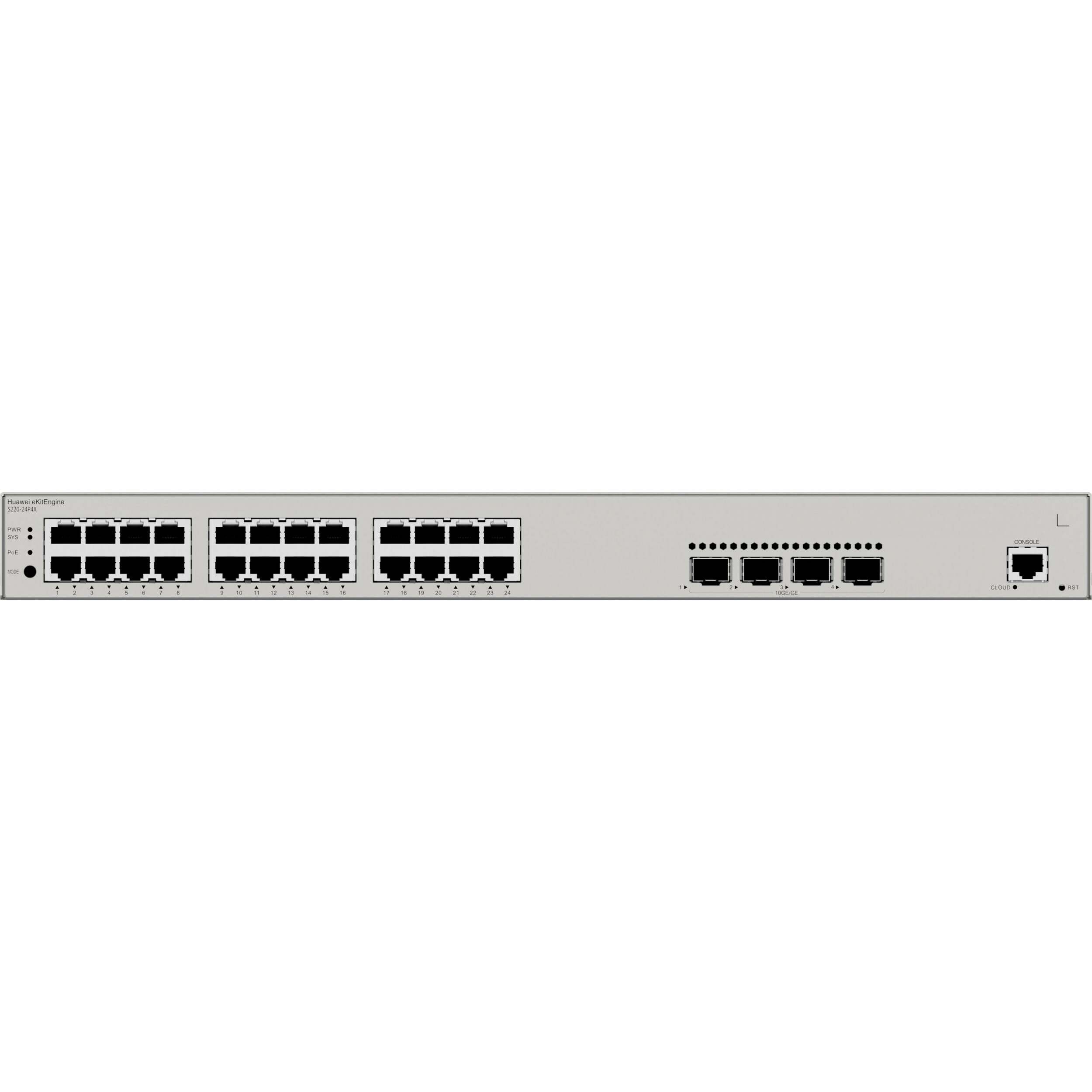 HUAWEI eKit S220-24P4X 24x 1GbE RJ45