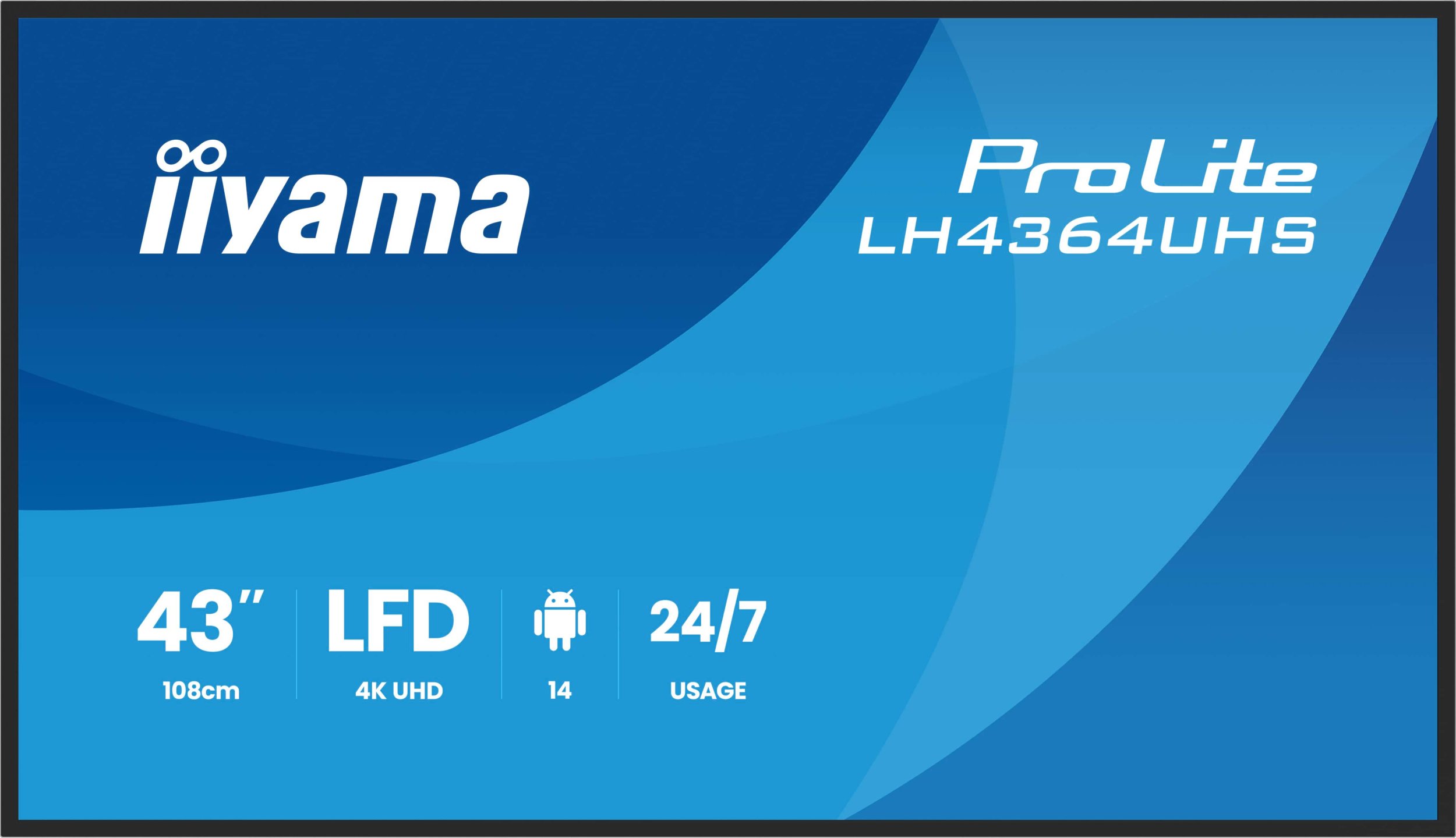Iiyama LH4364UHS-B1AG 43 IN LCD UHD