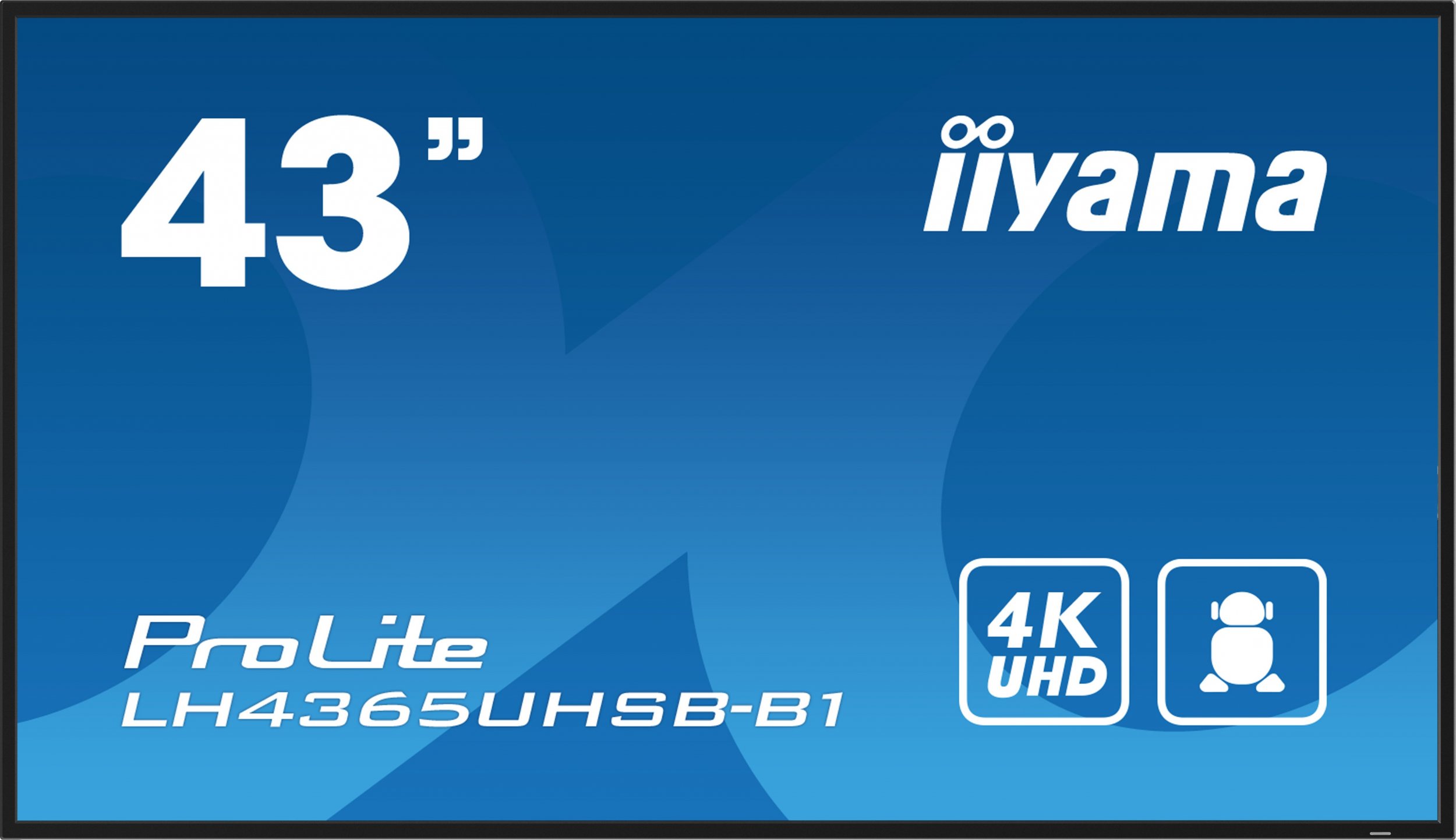 109cm/43" (3840x2160) iiyama ProLite LH4365UHSB-B1 16:9