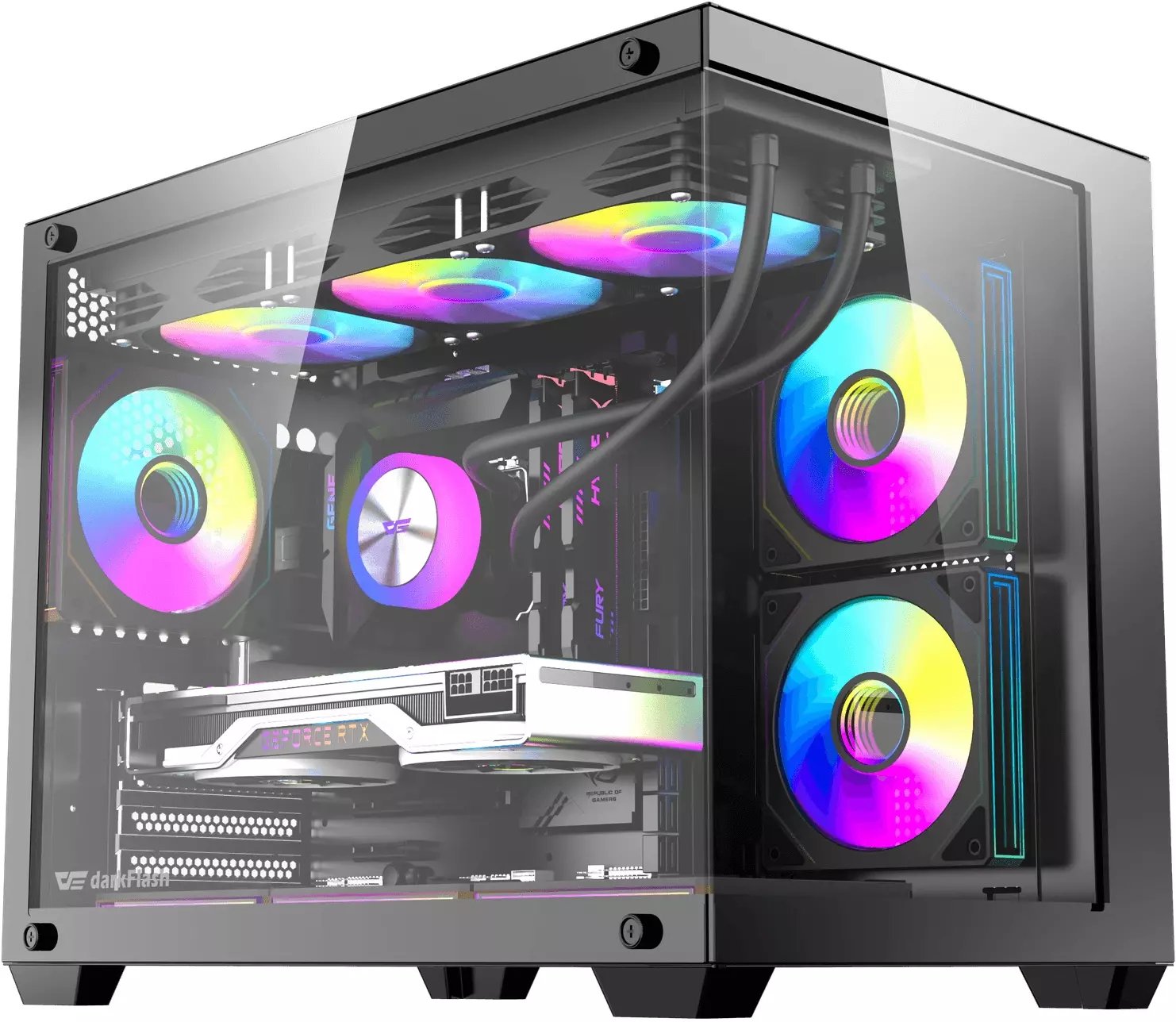 DarkFlash B275 PRO computer case (black)