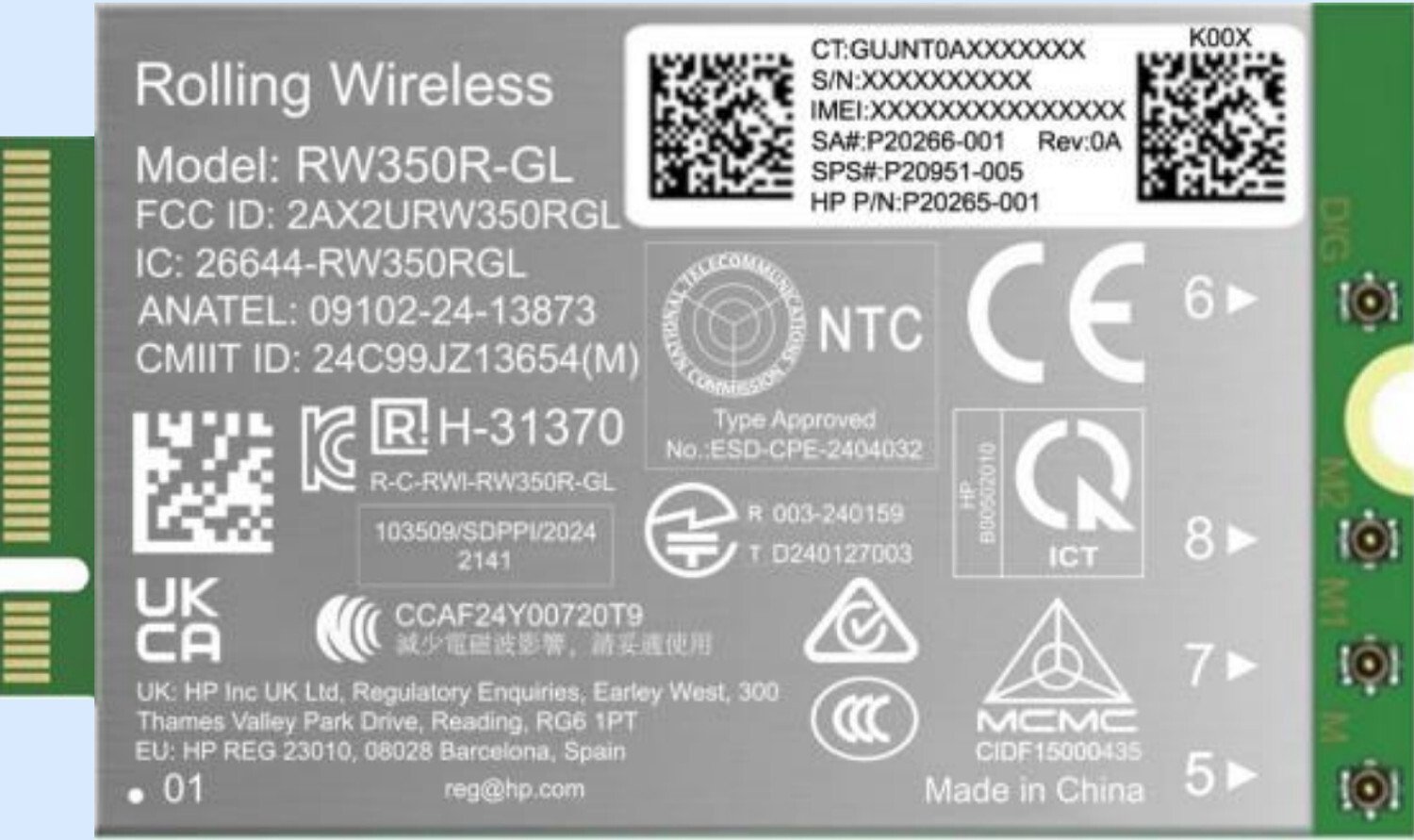 Karta sieciowa HP HP 4G LTE
