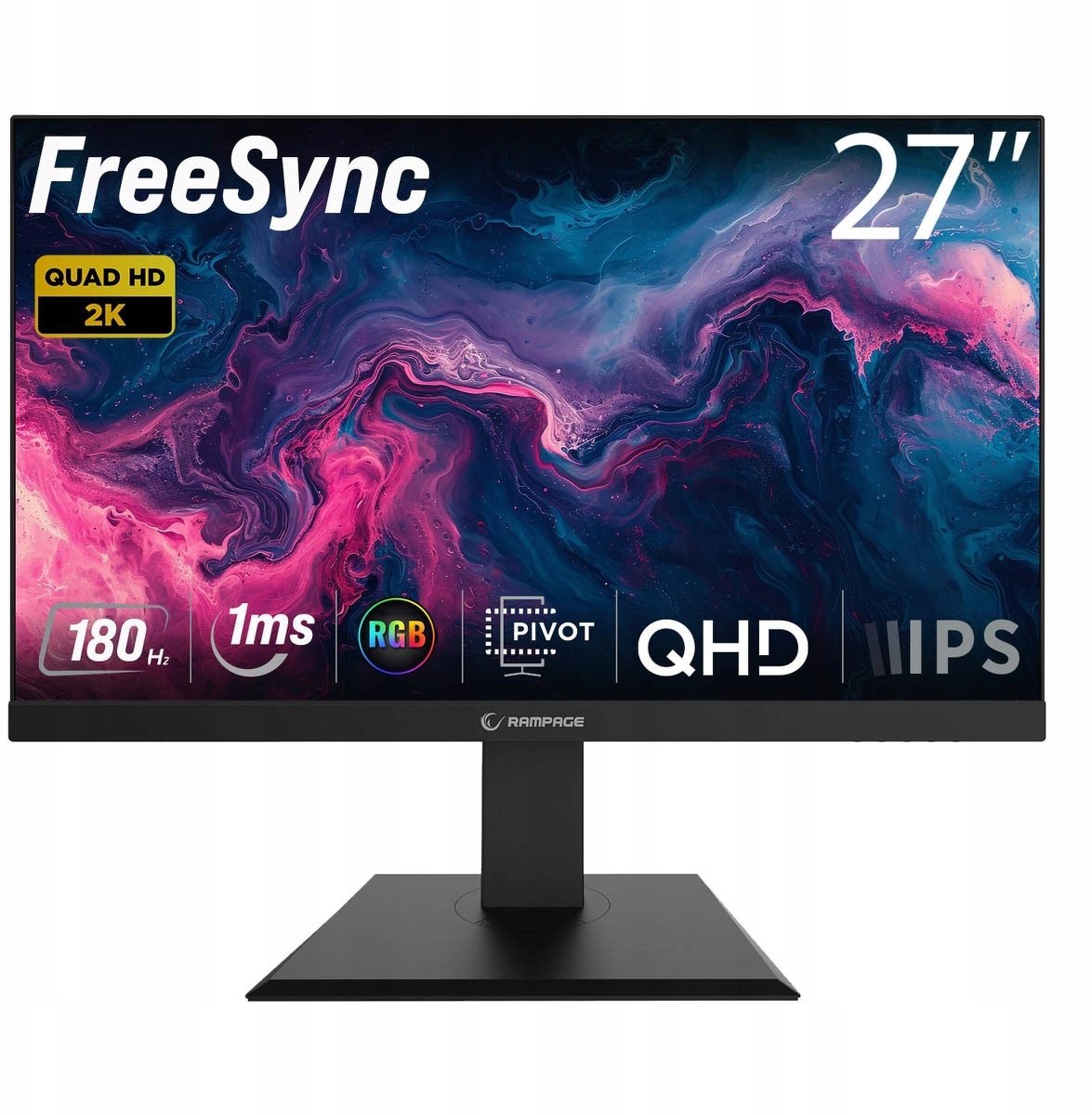 RAMPAGE MIRACLE 27-inch 180Hz 1ms QHD