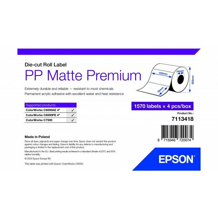 Epson epson PP MATTE LABEL PREM