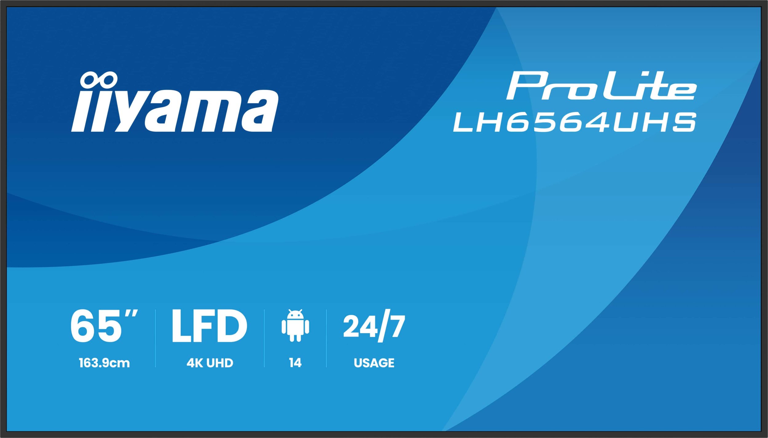 IIYAMA 164.0cm(65") LH6564UHS-B1AG 16:9