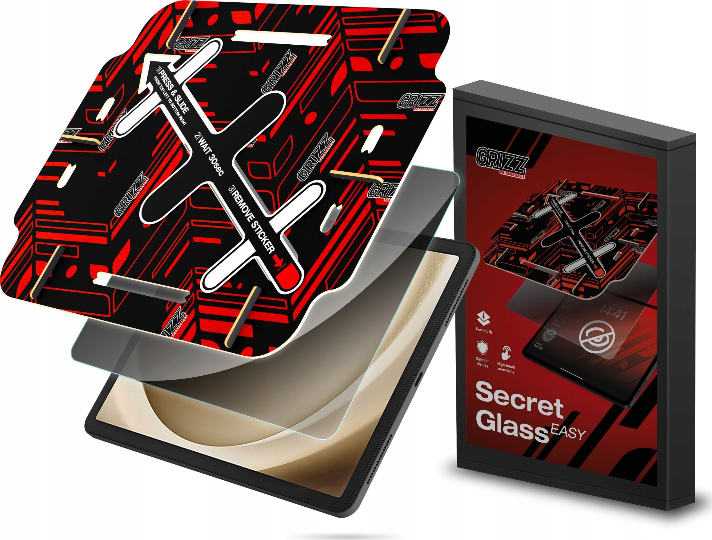 GrizzGlass Ekrāna aizsargstikls prywatności SecretGlass Easy