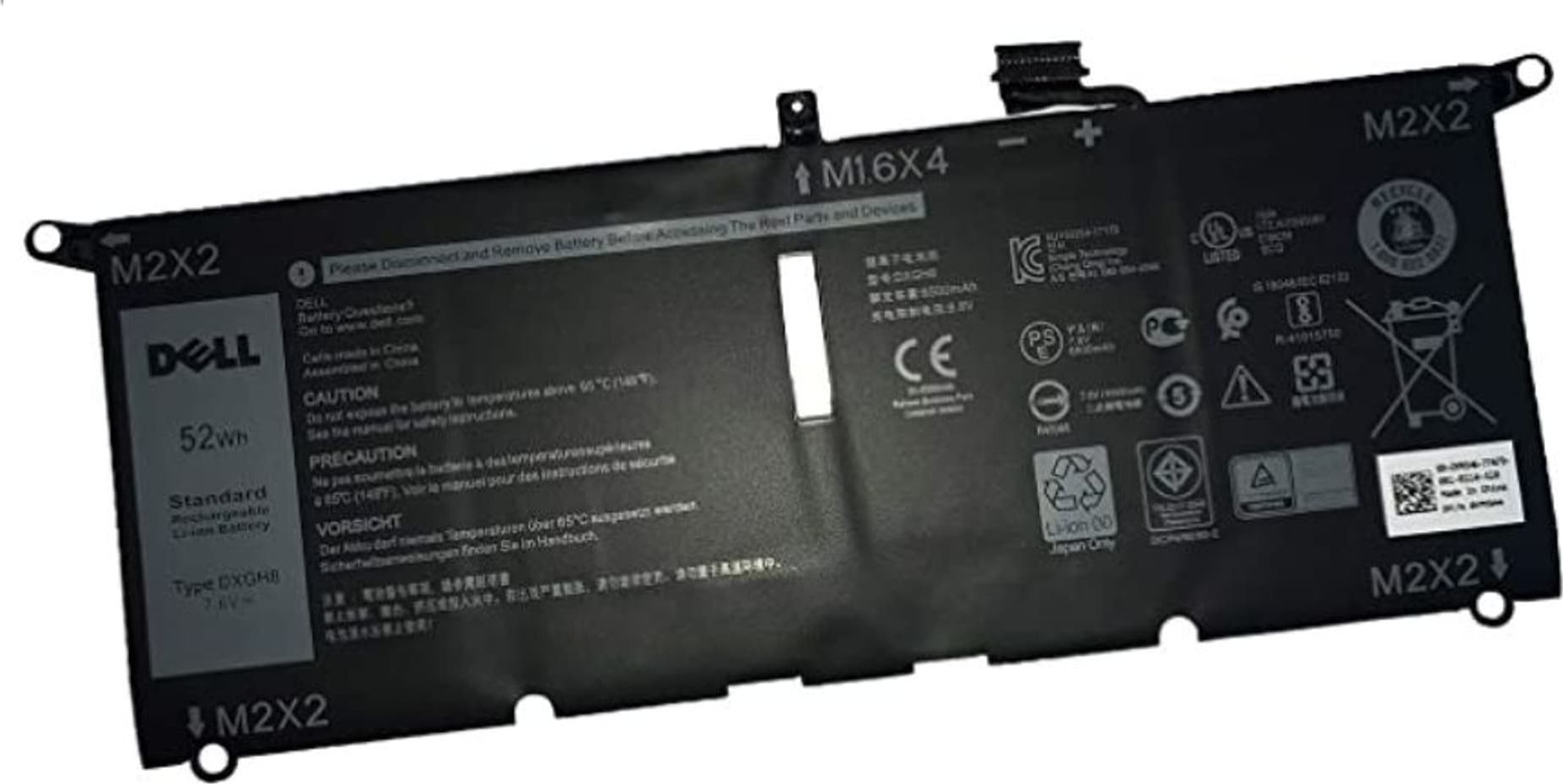 Dell Battery 52 WHR 4 Cell