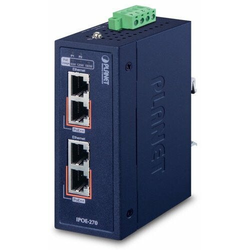 Planet IPOE-270 Industrial 2-Port Multi-Gigabit 802
