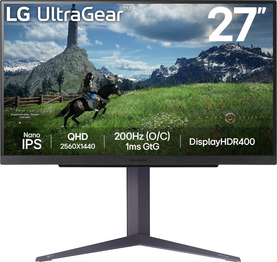 LG 27GS85QX-B - 27" QHD 2560
