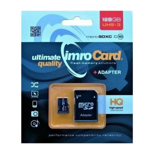 Imro microSDXC 128GB Class 10, U3