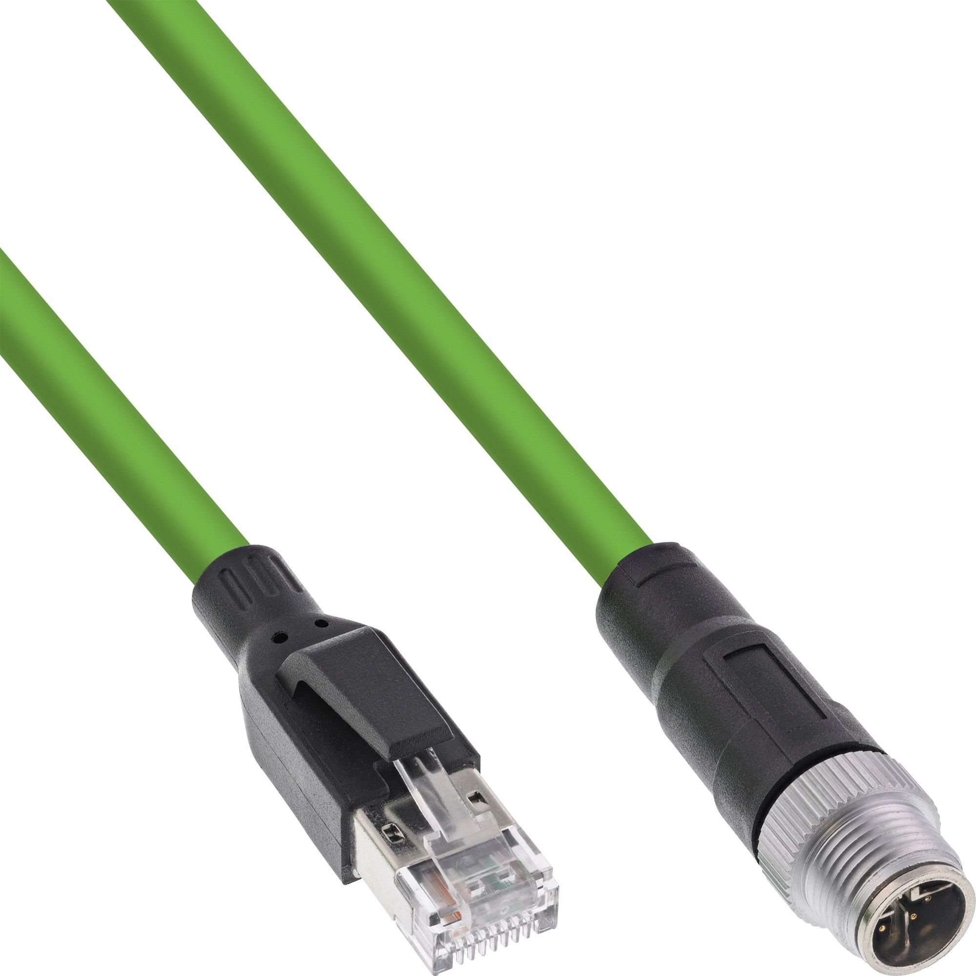 InLine Przemysłowy kabel sieciowy M12 8-pin