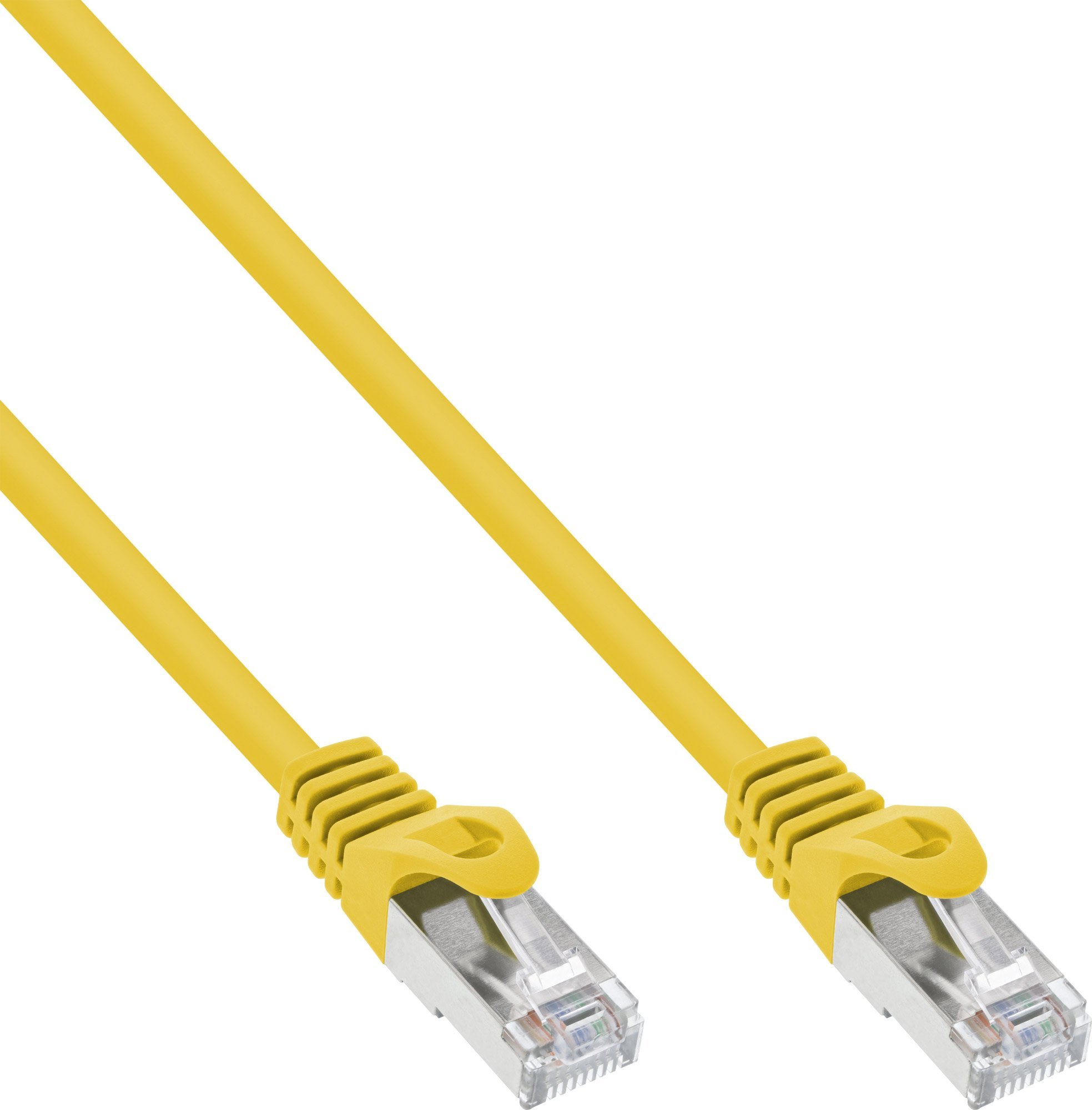 InLine Patchcord Cat.5e, SF/UTP, żółty