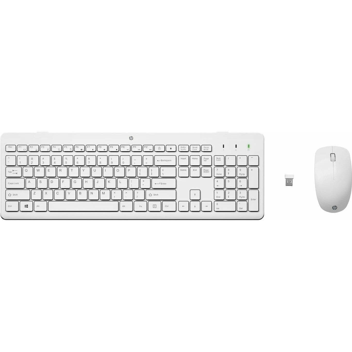 Klawiatura + mysz HP 230 White