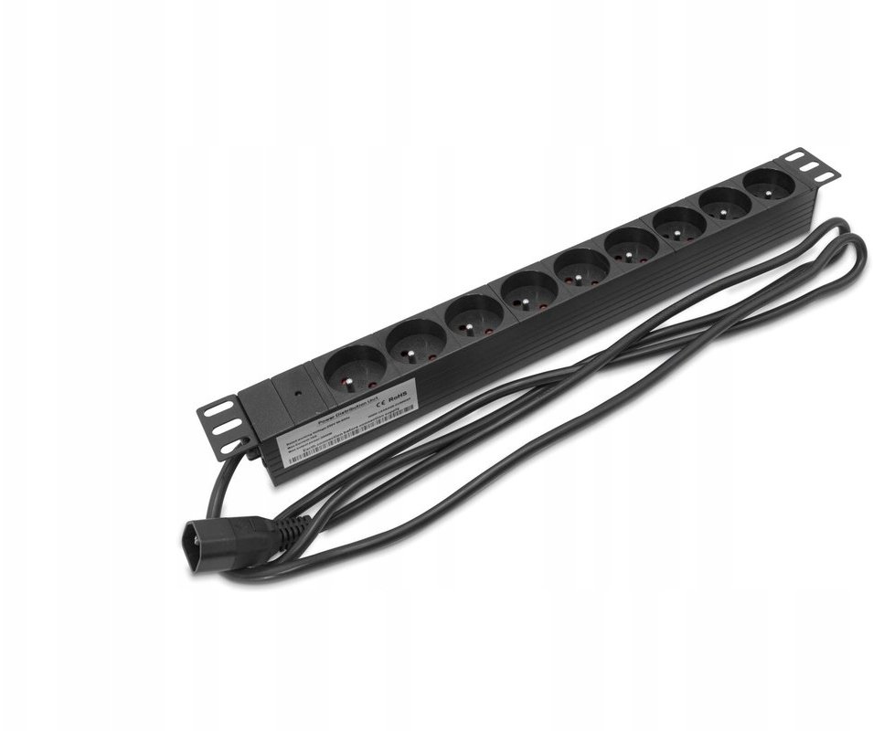 Listwa zasilająca SecurityNET RACK 19" 9