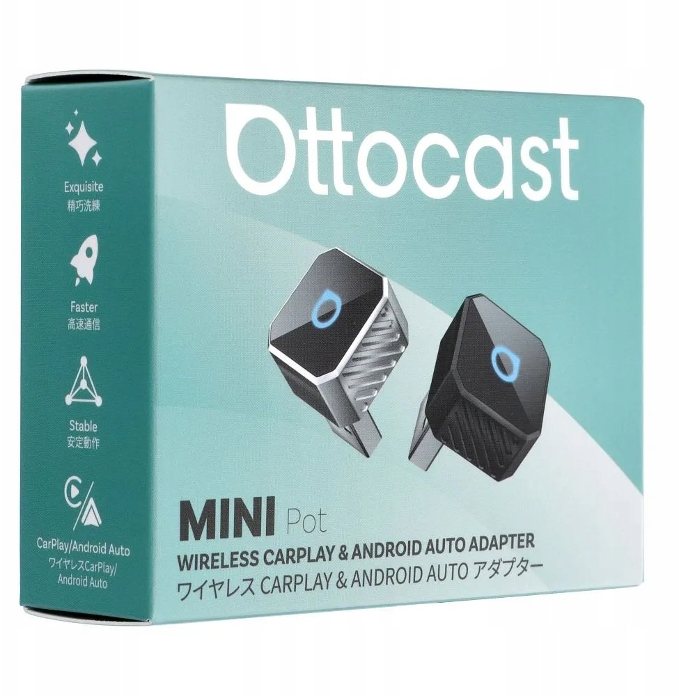 Ottocast Bezprzewodowy Adapter samochodowy Mini Cube